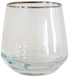 Navis Glas – Hochwertiges Trinkglas mit gelasertem Kompass im Boden – 345 ml Füllmenge – Ideal für Gin/Rum und Whiskey Liebhaber