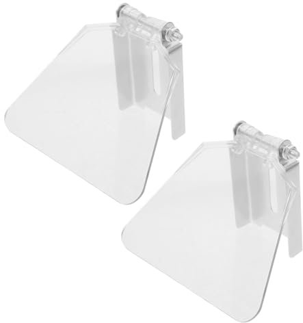 HOMSFOU Protective Glasses Dust Plate for Bench Grinder Shield Eye Guard Tool Accessories Replacement Eye Protection During Grinding Tasks