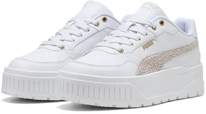 Puma Karmen II LSneaker für Damen, Puma Weiß, mattiertes Elfenbein, 39 EU