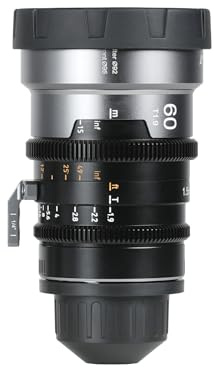 SIRUI IronStar T1.9 1.5X Anamorphic Cine Lens, 60mm Manual Focus Cinema Lens with Native PL Mount, Interchangeable EF Mount, Blue Flare