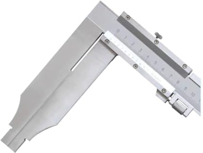 Großer Messschieber IV, 0–500 mm, 0–600 mm, Backen 100 mm, 150 mm, 200 mm, Edelstahl, gehärteter Stahl(0-600mm Jaw 100mm)