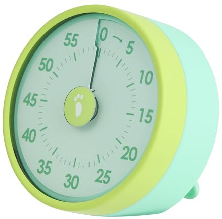 Minuteur de Cuisine Mécanique et Magnétique CHICGADGETS, Alarme Forte, Minuteur Aimanté, Timer Cuisine pour Ecole, Salle de Classe, 3 Motifs, Astronaute, Citron Vert, Lapin, 60 Minutes
