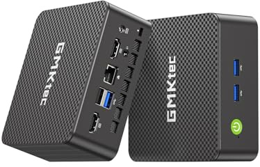 GMKtec Mini PC N95 (Beats N100, 3.4GHz) 8GB RAM 256GB M.2 SSD Mini Desktop Computer with VESA Mount for Office Home Business HTPC Proxmox, Dual 4K Display, WiFi 5, Gigabit Ethernet G3S