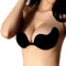 FLORATA Ladies Sexy Reusable Invisible Strapless Self Adhesive Push-up Bra Stick On Gel Backless Silicone Bras for Women, Mango Black, C