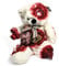Original Zombie Teddy XXL 50cm Halloween Teddybär Horror-Bär Der Gruselige Kuschelbär für alle Splatter & Horror Fans (Alien Geburt)