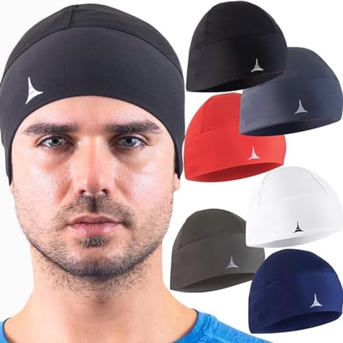 French Fitness Revolution - Laufmütze, Helmfutter für den Laufsport - Optimale Wärmerückhaltung und Feuchtigkeitsableitung - Ideal zum Tragen unter einem Helm