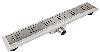 VBChome Drainage Decor - Siphon autonettoyant avec système anti-odeurs - Tailles : 60-90 cm - Pour salle de bain - Très plat