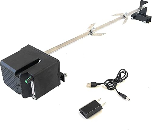 ALLEGRI Girarrosto Per barbecue TEPRO - DARDUGA -Alimentazione Usb REGOLAZIONE DI VELOCITA' -Spiedo e forche inox - SPINA USB NON INCLUSA Portata max 12 KG GARANZIA 2 ANNI