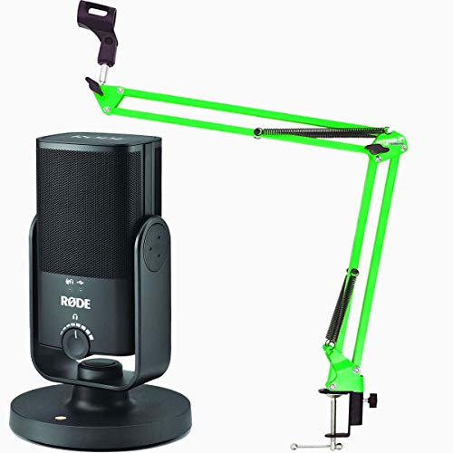 Rode NT-USB Mini USB Studio Condenser Microphone + Keepdrum NB35 GR Green Microphone Boom