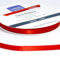 Vaessen Creative Satinband, Rot, Mohnrot, 6 mm x 10 m Doppelsatinband, Schleifenband, Dekoband, Geschenkband, Stoffband für Hochzeit, Taufe und Geburtstagsgeschenke