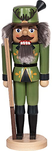 Saico Nussknacker, Holz, grün, 36cm