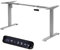 Albatros Schreibtisch-Gestell Lift N4S Silber, elektrisch höhenverstellbar mit Memory-Funktion, Kollisionsschutz und Soft-Start/Stop