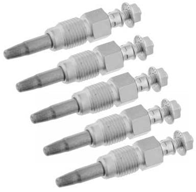 Mecatechnic Diesel Glühkerzen 2.4 für VW Transporter T4, 5 Stück, Silber