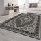 Orient Teppich Rot Beige Grau Schwarz Klassisch dicht gewebt mit Ornament und Blumenmuster, Farbe:G8757, Größe:80x300 cm