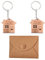 Porte Clé Les Clefs du Bonheur, Porté Clé Nouvelle Maison,cadeau crémaillère,Porte-clé anniversaire de mariage. Porte-clef maison.