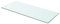 Tidyard Regalboden Glasregalboden Glasregal Glasablage Badablage Duschablage Glasboden Wandablage Badregal für Badezimmer, Glas Transparent 60 cm x 20 cm
