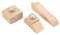dsheng Holz-Schleifklotz, komfortabler Griff Holz-Schleifpapierklotz Buchenholz Edelstahl zum Polieren zum Formen