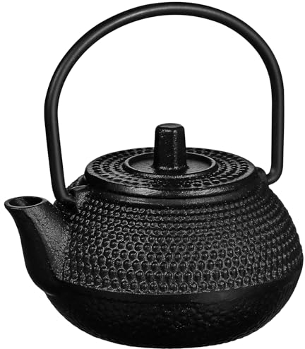 SHERCHPRY Cast Iron Tea Kettle - Dollhouse Teapot - Stovetop Teapot - Japanese Style Tea Pot