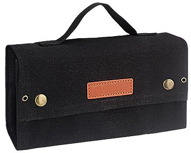 ACEXIER Outdoor Camping Tragbare Picknick Grill Gewürz Flasche Aufbewahrungstasche (Black)