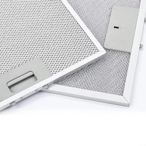 Oniissy 2Pack Cooker Hood Filter Replacement 340x280x9mm, 5-Layer Aluminum Mesh Hood Vent Filter, Aluminum Range Hood Grease Filters