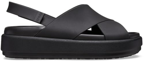 209407 - SANDALO DA DONNA CROCS MODELLOBROOKLYN LUXE CROSS STRAP W 37-38/BLACK