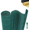 AufuN Sichtschutzmatte PVC Sichtschutzzaun 180x600cm - mit Kabelbindern Standard Sichtschutz Bambus Windschutz für Garten Balkon und Terrasse-Interne W-Struktur Verstärkte Lamellen (Grün)