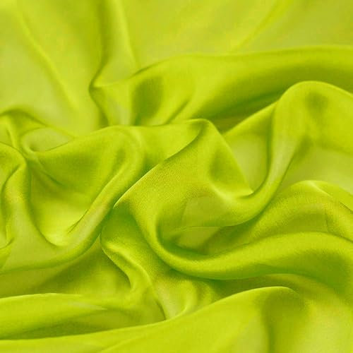 CISULI 100% Mulberry Silk Fabric Reine Maulbeerseide Organza Seide 6 Momme Breite 140 cm Hochzeitsdeko Seidenstoff Meterware (2125, 5 momme,Breite 140cm)