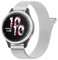 Vancle 18mm Armband für Garmin Venu 2S/Venu 3S/Vivoactive 4S/Vivomove 3S/Forerunner 255s/255s Music/265s Damen Herren,Metall Mesh Edelstahl Ersatzarmband 18mm Uhrenarmband(Silber)