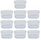 Lot de 10 capuchons ovales en caoutchouc PVC anti-rayures pour pieds de chaise, protection de sol, transparent et noir (transparent, 15 x 30 mm)