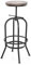 Barhocker Küchenhocker Höhenverstellbarer Drehbarer Barhocker Aus Holz Und Metall Barstuhl Küche Esszimmer Frühstücksstuhl Barhocker Im Industriestil Bar Hocker Barstuhl
