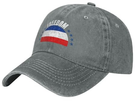 Herren Damen Cotton Cap Die Jugoslawische Flagge Und Die Freiheit Baseballkappe Verstellbar Baseboard Baseballkappe Baumwolle Distressed Basecap Für Sport Draussen Reisen