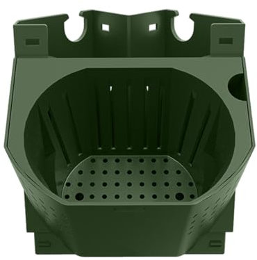 Yardwe Vaso Da Fiori Angolare Da Parete - Fioriera Verticale Per Piante Da Esterno - Vaso Da Fiori Ad Angolo Retto - Fioriera Da Parete - Verde