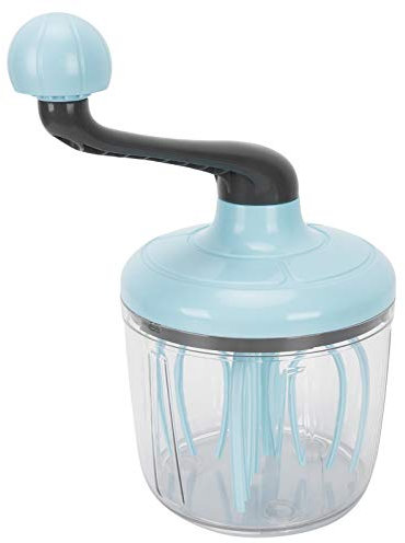 Egg Beater, Hand Mixer Easy to Use Egg Beater Hand Push Rotary Blender Whizzy Whisks Home Kitchen Accessory Green