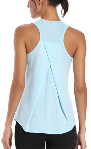 Dawnrole Gym Tops für Frauen ärmellose Yoga Fitness Shirts Racerback Sport Top Frauen