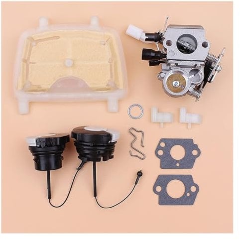 Engine Carb For S&tihl MS171 MS181 MS211 MS201 MS 171 181 201 211 1139 120 0619 Carburetor Air Filter Fuel Oil Cap Pawl Dog Kit Chainsaw Carburetor Carb
