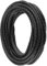 CALFOVERA 5.5 Iarde di Corda In Pelle Nera Intrecciata Rotonda Genuina per Creazioni 4 MM Cordone In Vero Cuoio Intrecciato per Gioielli Collane Braccialetti Avvolgimenti
