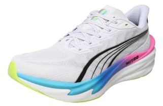 PUMA laufschuhe herren 3121233, Weiß Rosa Gift Ultra Blau, 43 EU