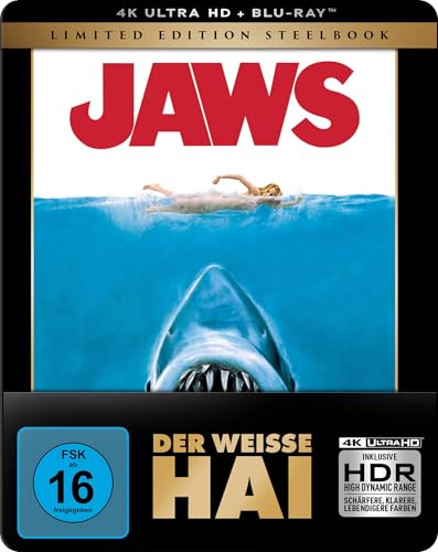 Der weiße Hai (Steelbook, 4K-UHD+2 Blu-rays)