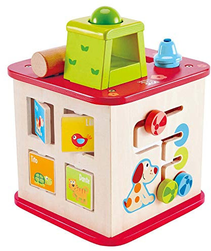 Hape E1812 Pepe und Friends Motorikwürfel Spielzeug
