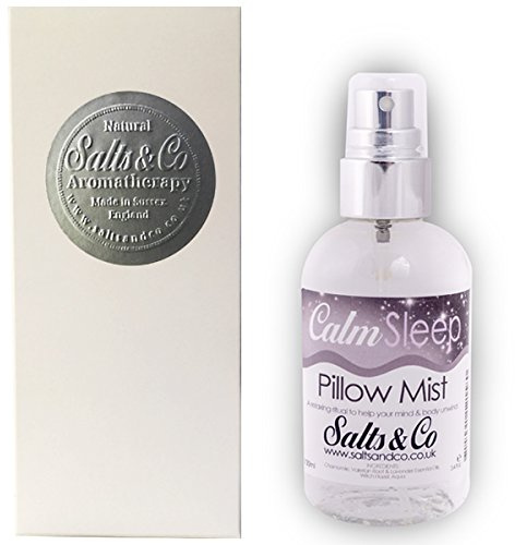Chamomile, Valerian & Lavender Pillow Mist Spray - Calm Sleep - Aromatherapy by Salts & Co - 100ml
