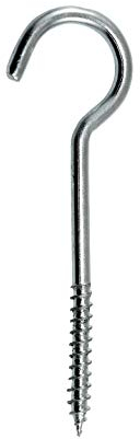 SN-TEC Schraubhaken/Deckenhaken lange Ausführung gebogen 100mm verzinkt (10 Stück)