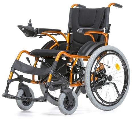 REHASHOP Elektrorollstuhl E-Tiger - Elektrischer Rollstuhl E-Rollstuhl Faltbar mit Selbstantrieb