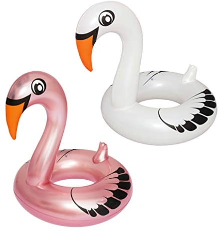 Bestway Schwimmring Flamingo und Schwan ab 14 Jahren 165 x 117 cm, sortiert