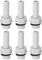 sourcing map 6 Stück PVC Schlauchanschluss Schlauchverbinder 6mm oder 15/64 mit Widerhaken x 1/8 G Stecker Rohr Schlauchtülle Wasseranschluss Verlängerung