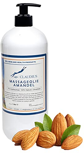 Massageöl Mandelöl 1 Liter - mit kostenloser Pumpe
