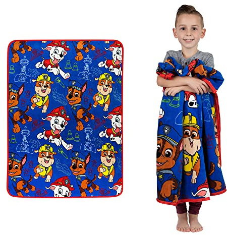 Franco Kids Bedding Super Soft Plush Throw Blanket, 46 in x 60 in, Paw Patrol
