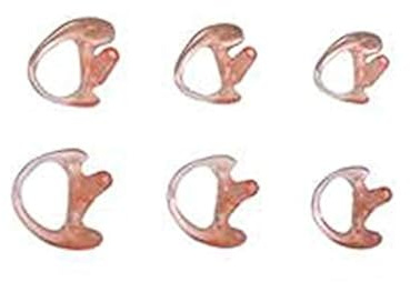 Earpiece Earmould Earbud Ohrstöpsel für Zwei-Wege-Radio-Röhre Audio Kits (Aqua, 6 Stück)