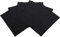 Komonee Microfibre Black Cleaning Cloths For Glasses Sunglasses Lenses Electronics Mobile Phones Cameras Laptops Tablets TV's Jewellery Silverware LCD Screens (Pack of 3)