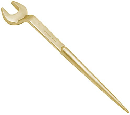 WEDO Nicht funkelnd Einfach-Maulschlüssel - 46mm,Maulschlüssel aluminium bronze,Länge 500mm,Einmaulschlüssel,60° Winkel,Korrosionsschutz,BAM/FM-Zertifikat