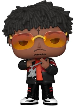 Funko Pop! Rocks: 21 Savage - Vinyl-Sammelfigur - Geschenkidee - Offizielle Handelswaren - Spielzeug Für Kinder und Erwachsene - Music Fans - Modellfigur Für Sammler und Display